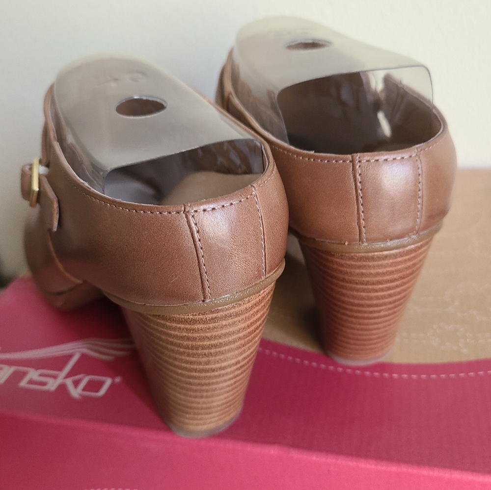 NEW Dansko 40 Malissa Burnished Calf Tan - Picture 5 of 10